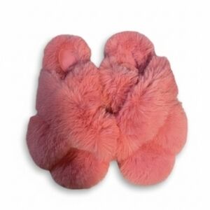 Fluffy Pink Slippers
